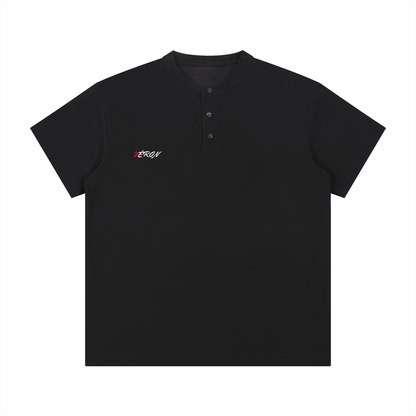 Premium cotton blend fabric of Saint-Honoré polo shirt close-up.

