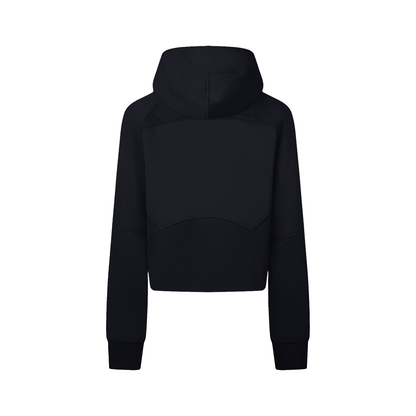 Black hoodie on a white background