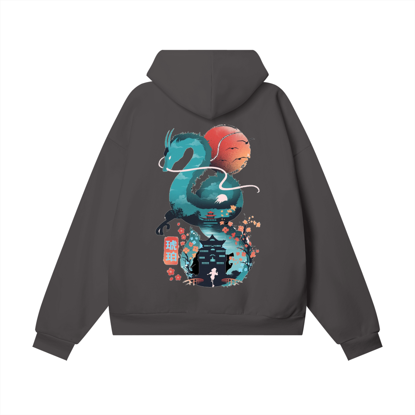 Model styling VÉRON heavyweight hoodie 12