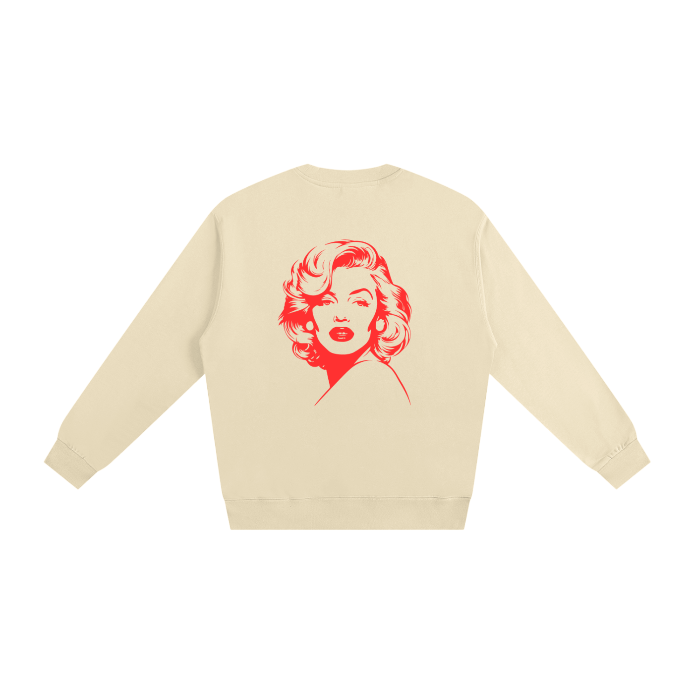 Model styling VÉRON Marilyn Monroe oversized sweatshirt urban fashion look 5