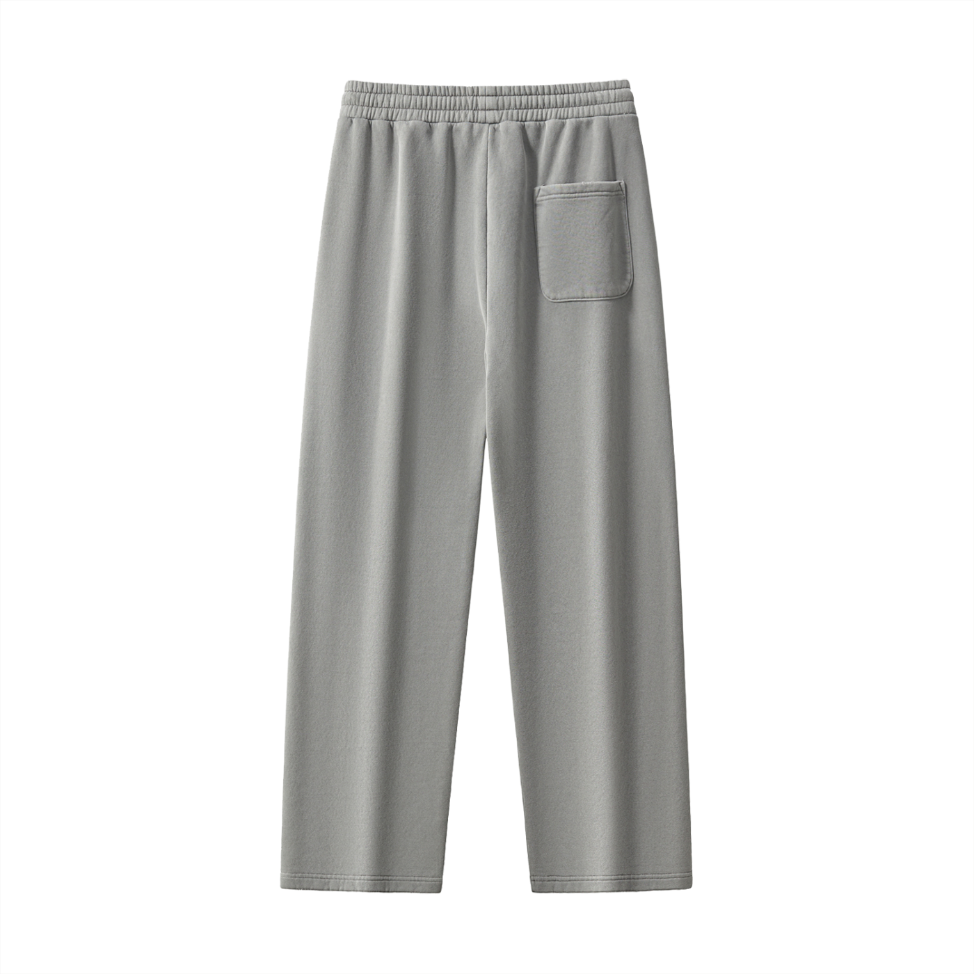 Gray sweatpants on a white background