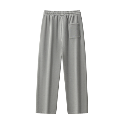 Gray sweatpants on a white background