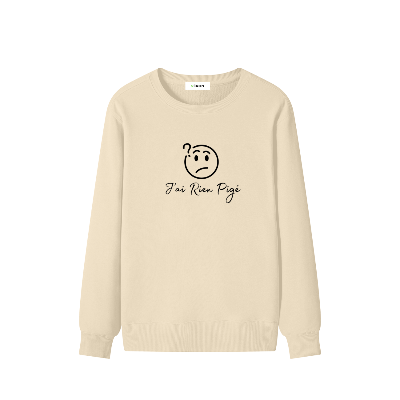 VÉRON J’ai Rien Pigé Heavyweight Sweater