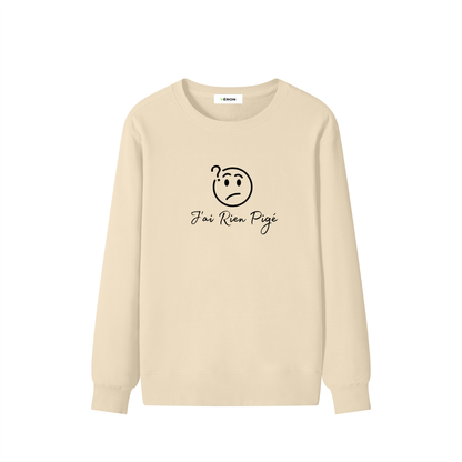 VÉRON J’ai Rien Pigé Heavyweight Sweater