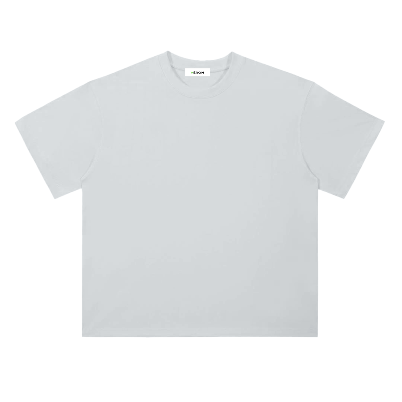 Light gray t-shirt on a white background