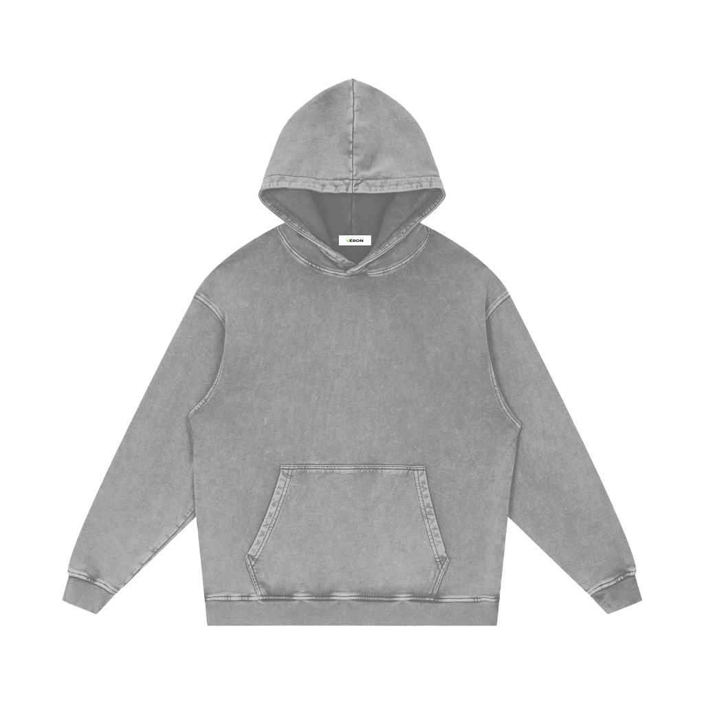 Gray hoodie on a white background