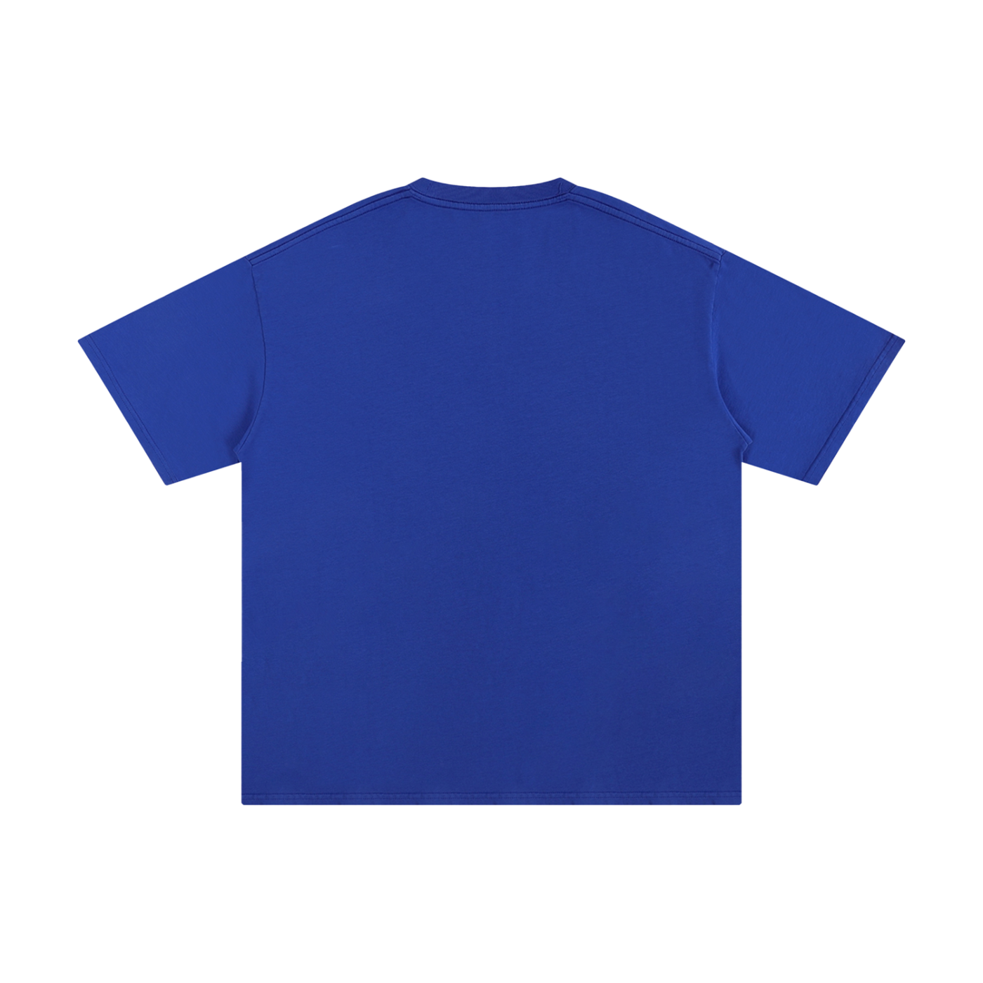 Blue t-shirt on a white background
