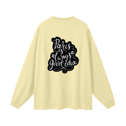 Luxury high-quality oversized long sleeve shirt by VÉRON Paris 13