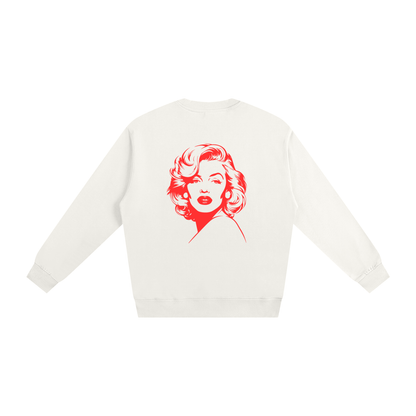 Model styling VÉRON Marilyn Monroe oversized sweatshirt urban fashion look 4