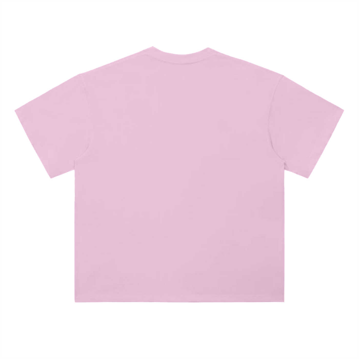 Pink t-shirt on a white background