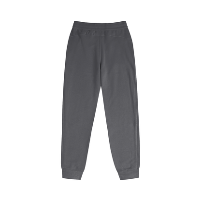 Gray sweatpants on a white background