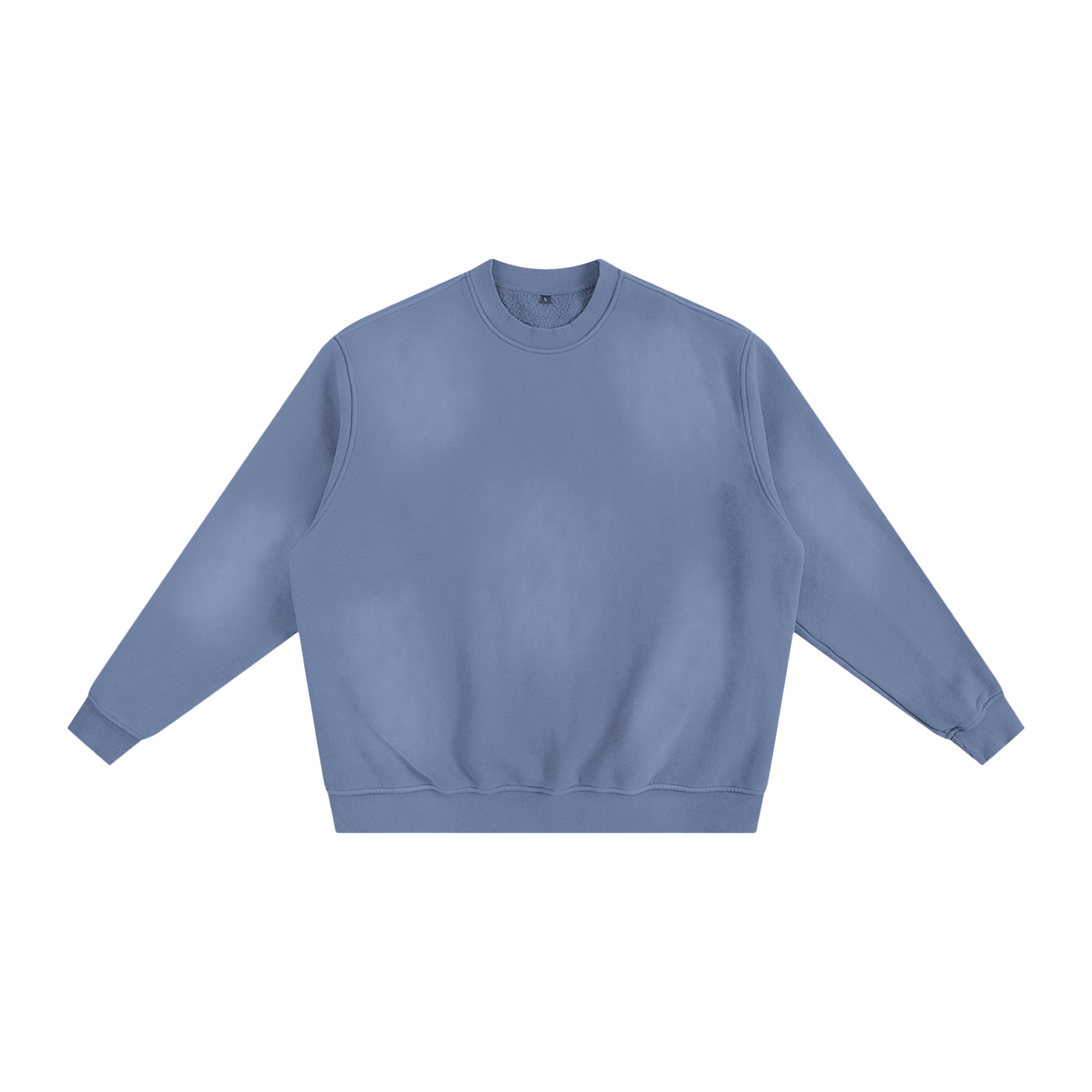 Blue sweatshirt on a white background