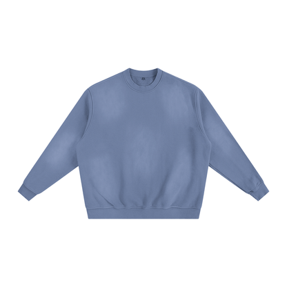 Blue sweatshirt on a white background