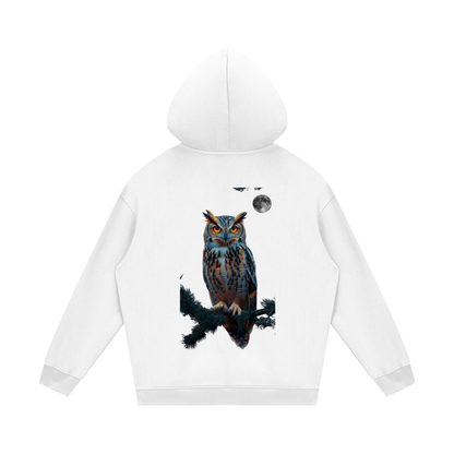 VÉRON Hibou Nocturne premium hoodie 2