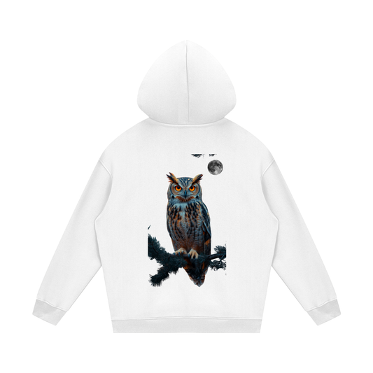 VÉRON Hibou Nocturne premium hoodie 2