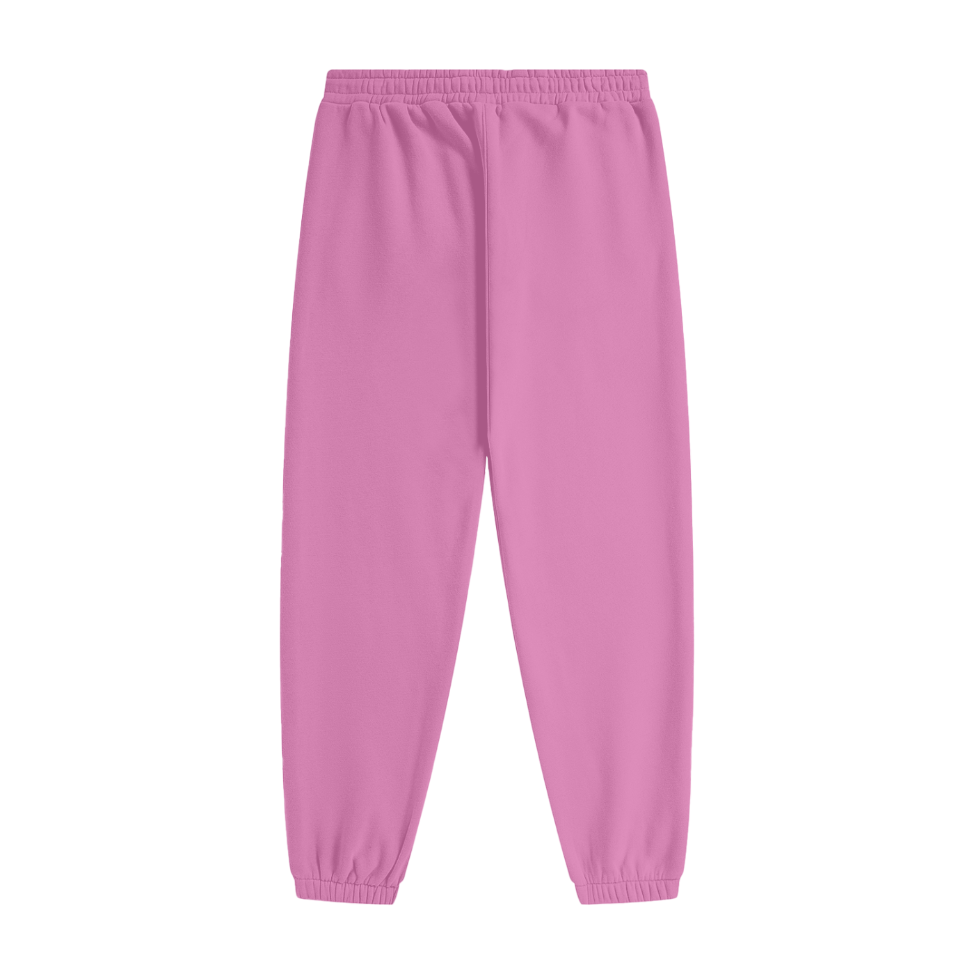 Pink sweatpants on a white background