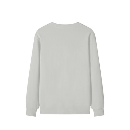 Light gray lSweatshirt on a white background