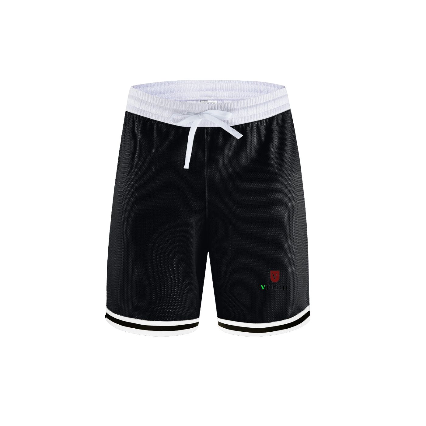 VÉRON Avenue de l’Odyssée Men’s Shorts front view with premium fit.

