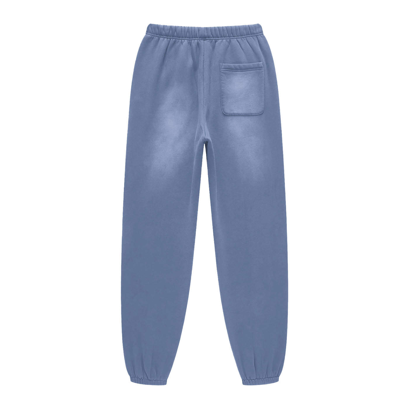Blue sweatpants on a white background