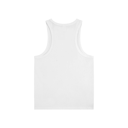 White tank top on a white background