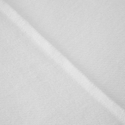 Close-up of gray fabric with a subtle pattern