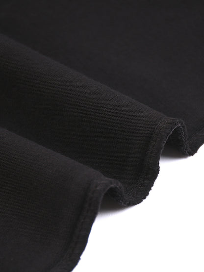 Close-up of VÉRON long sleeve shirt Paris streetwear fabric quality 2
