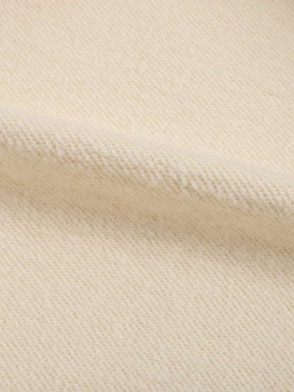 Close-up of beige fabric texture