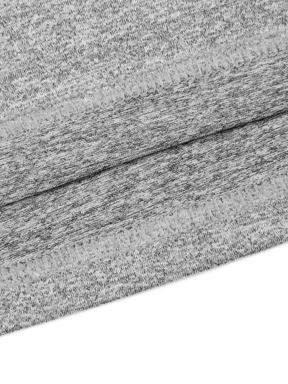 VERON Close-up of gray fabric with a subtle pattern on a white background