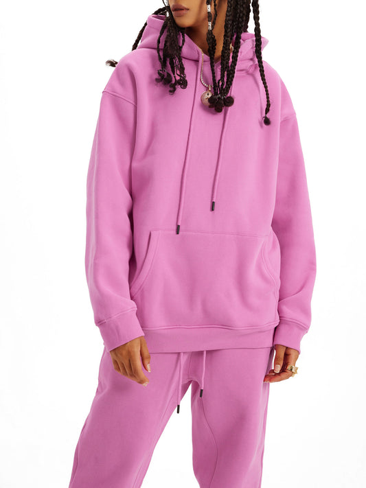 Model styling VÉRON Ombre d’Onyx designer streetwear hoodie 2