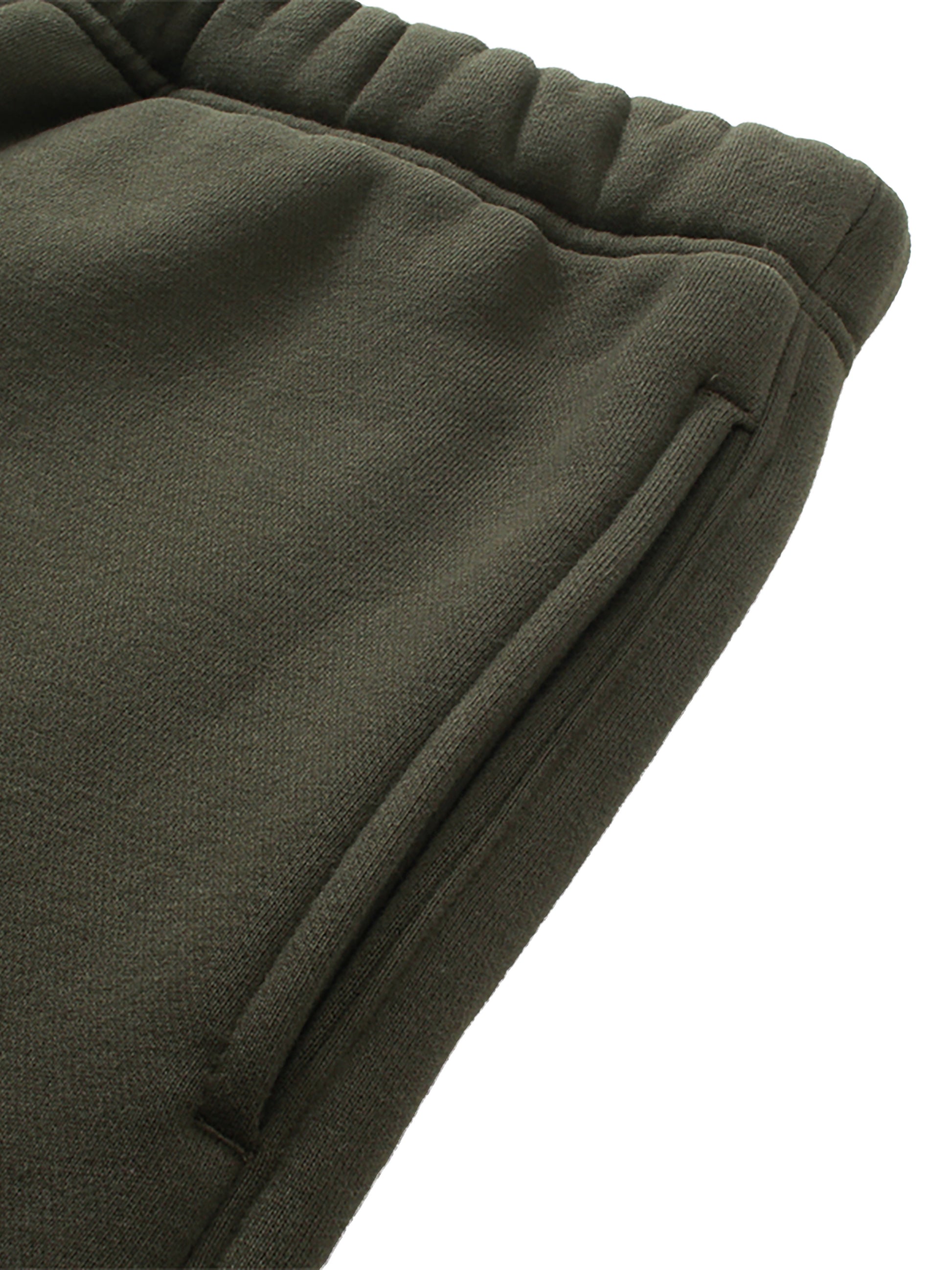 Close-up of premium cotton fabric on VÉRON Le PADRE joggers 3