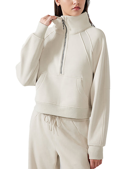 Model wearing VÉRON women’s luxury streetwear sweatshirt 3