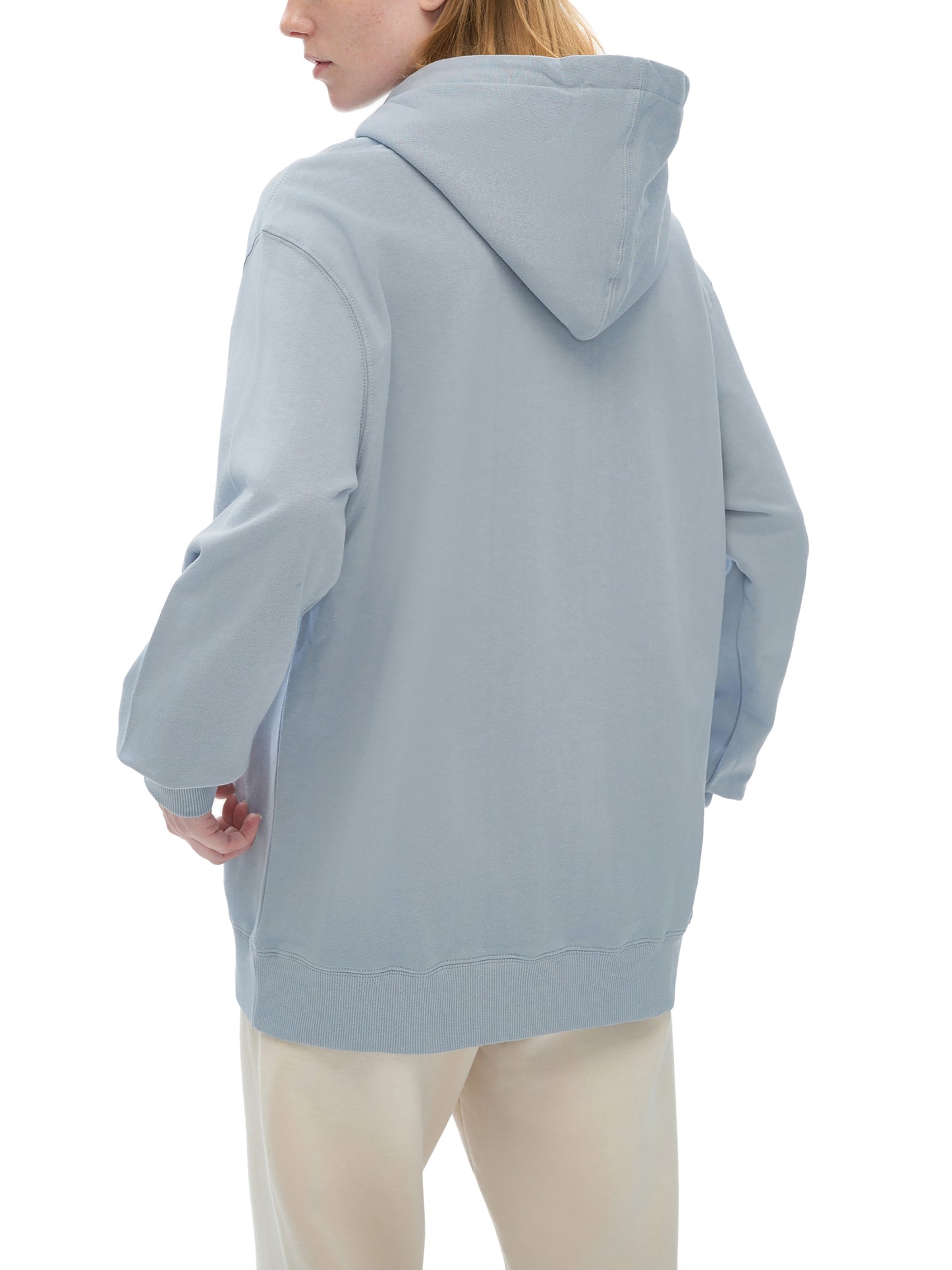 Lifestyle shot of VÉRON Quartz hoodie with minimalist streetwear vibe 5