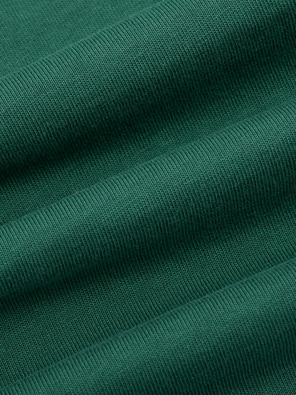 Close-up of cotton fabric on VÉRON Avenue Foch Paris streetwear tee 2