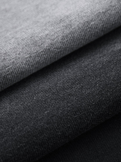 Close-up of fabric quality on VÉRON Cléophée luxury graphic tee
