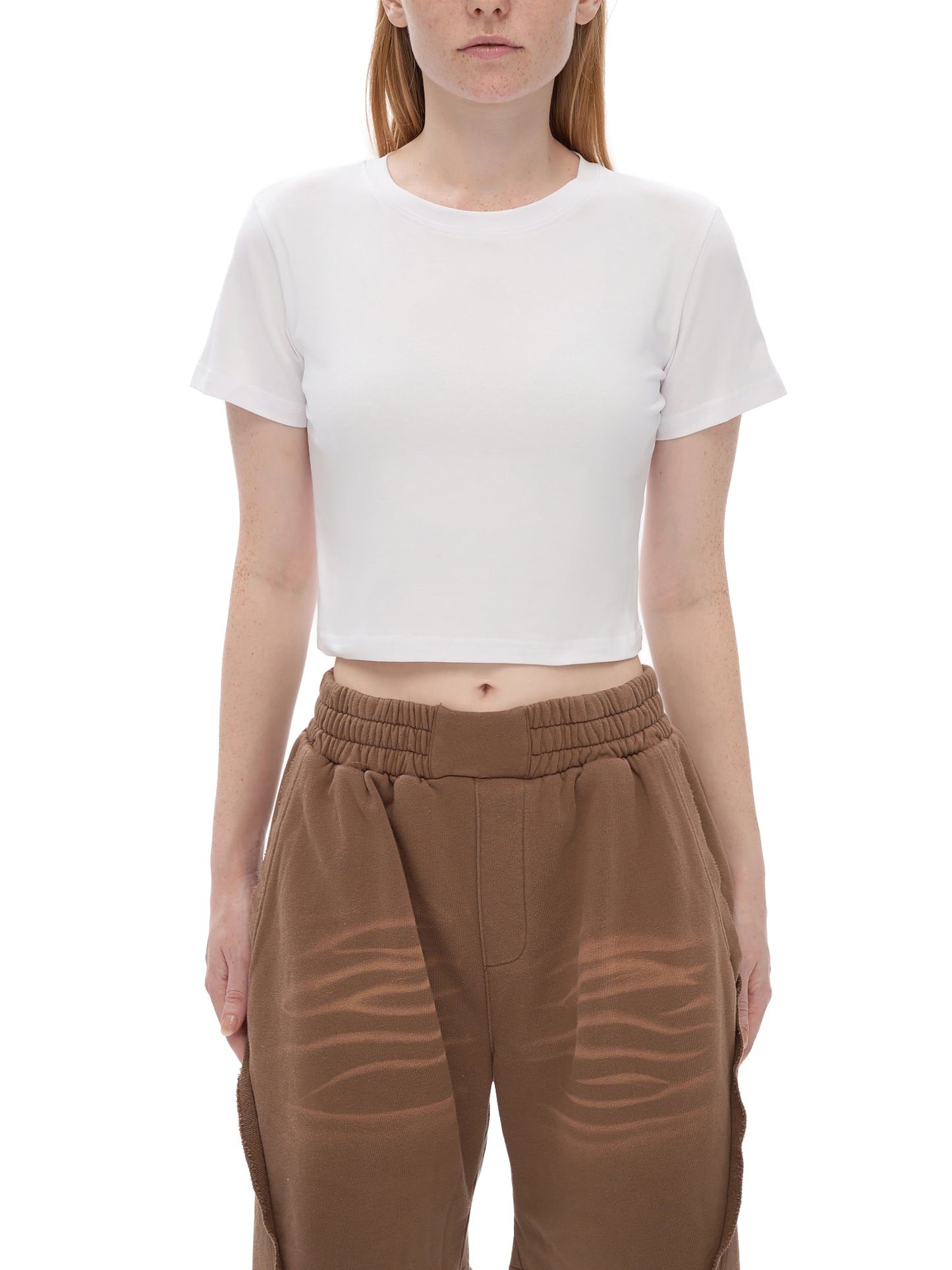Model wearing VÉRON Amélie French-inspired fashion T-shirt 2