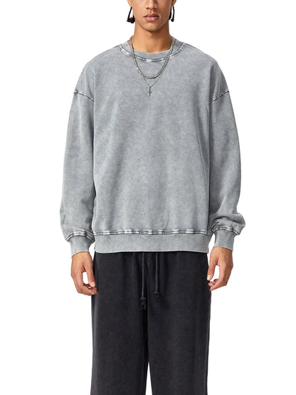 Streetwear model styling VÉRON Héritage Platine sweatshirt 3