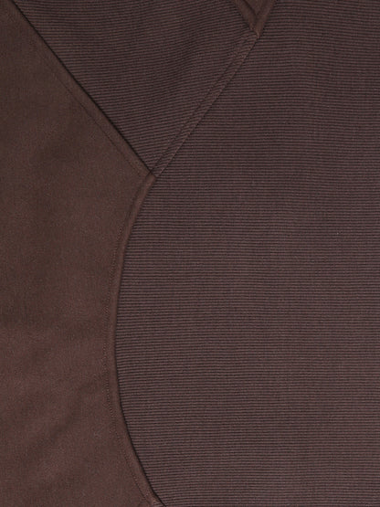 Close-up of zipper and fabric texture on VÉRON Medeline women's hoodie 7.
