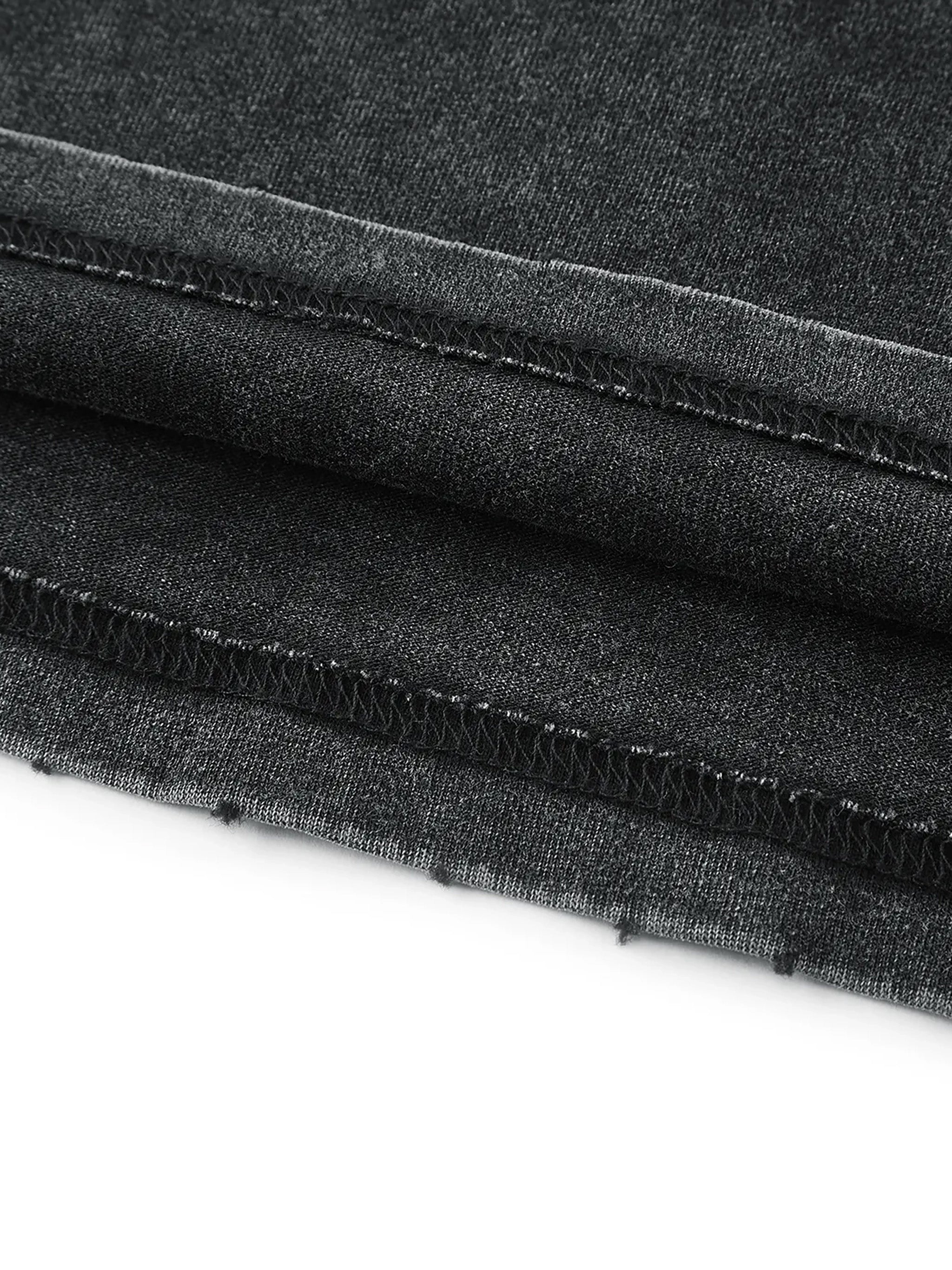 Close-up of faded fabric texture on VÉRON Lumière washed tank 2