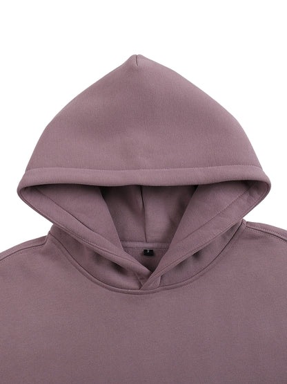 VERON Purple hoodie with a hood on a white background