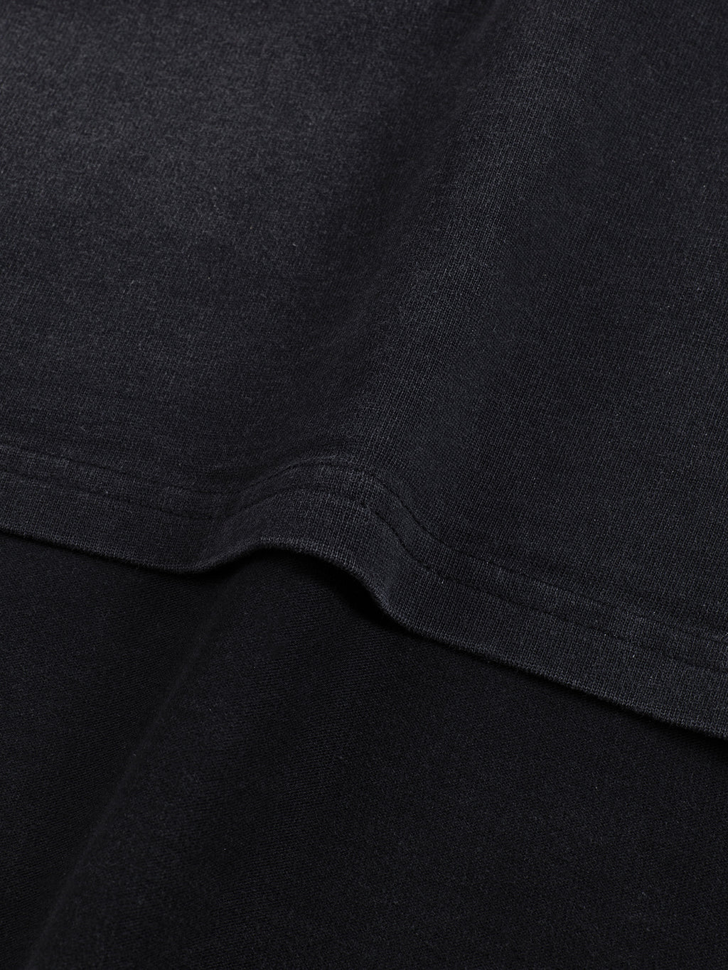 Close-up of a black fabric texture