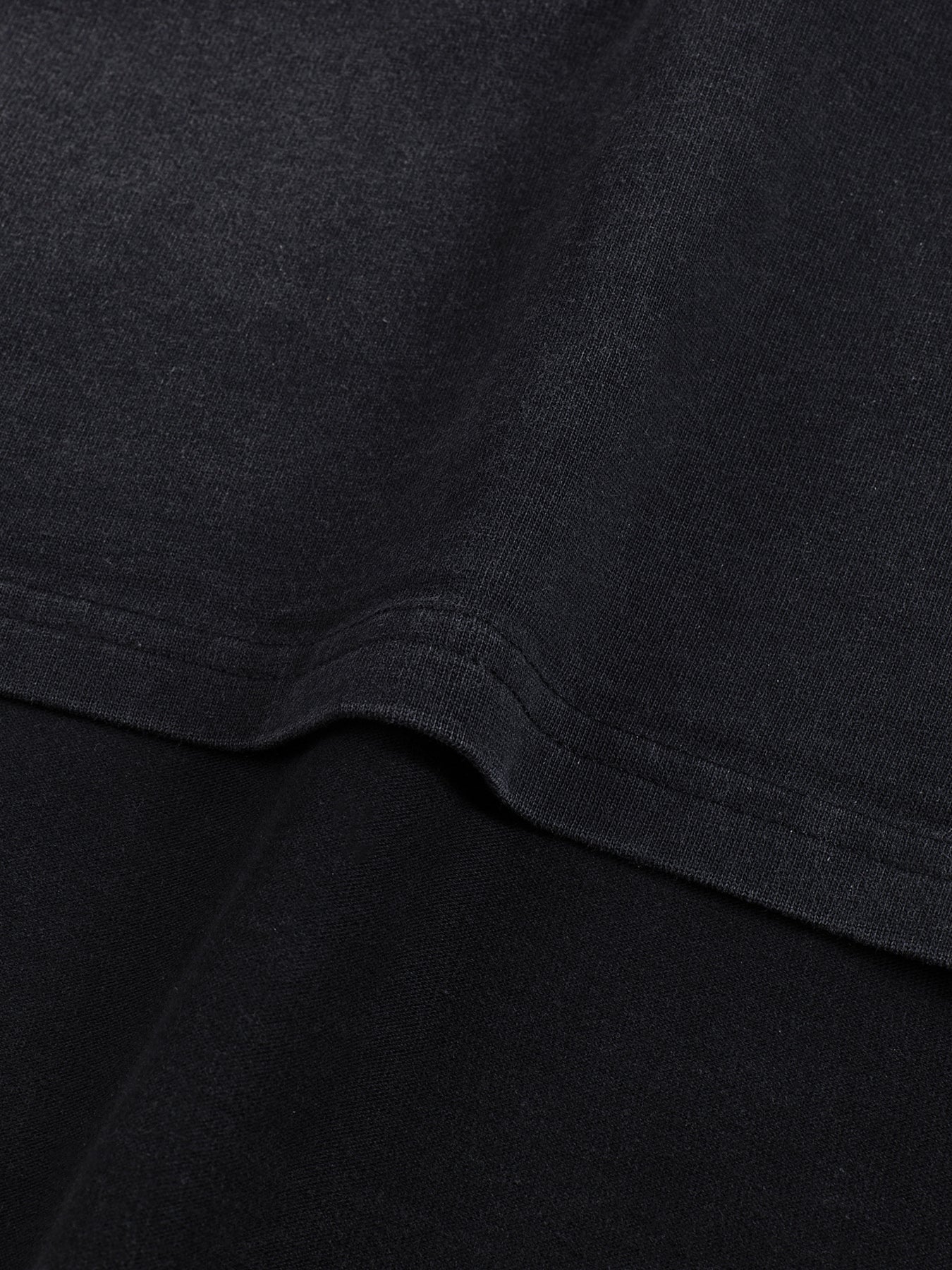 Close-up of a black fabric texture
