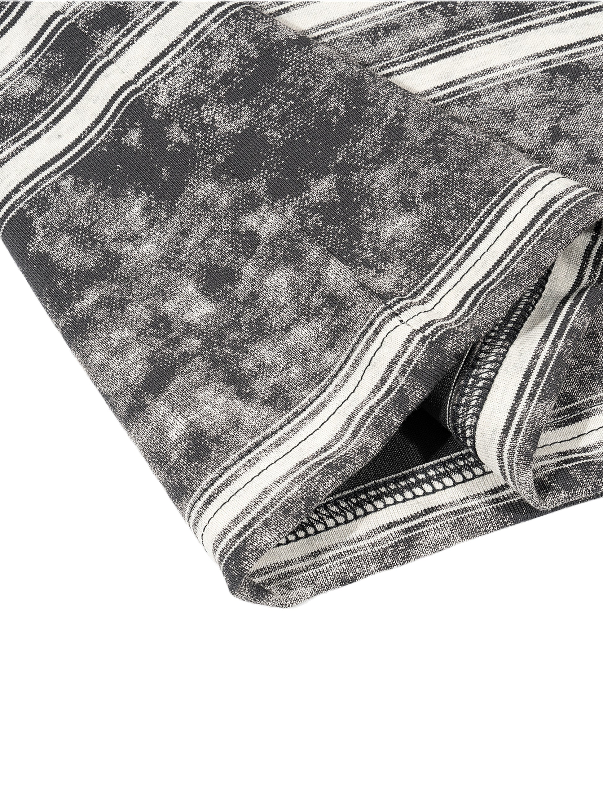 Close-up of Arômes print on luxury cotton fabric 1.

