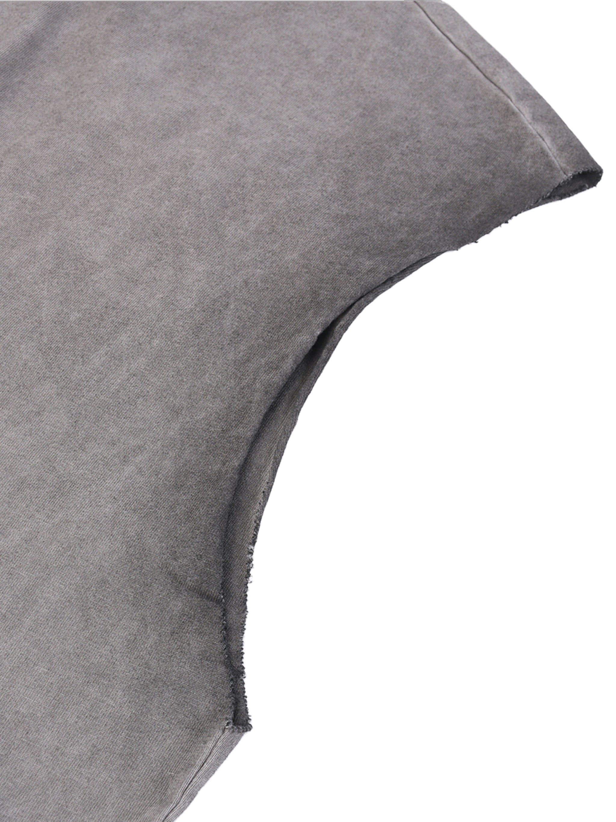 Close-up of VÉRON premium cotton tank top French-inspired design 1