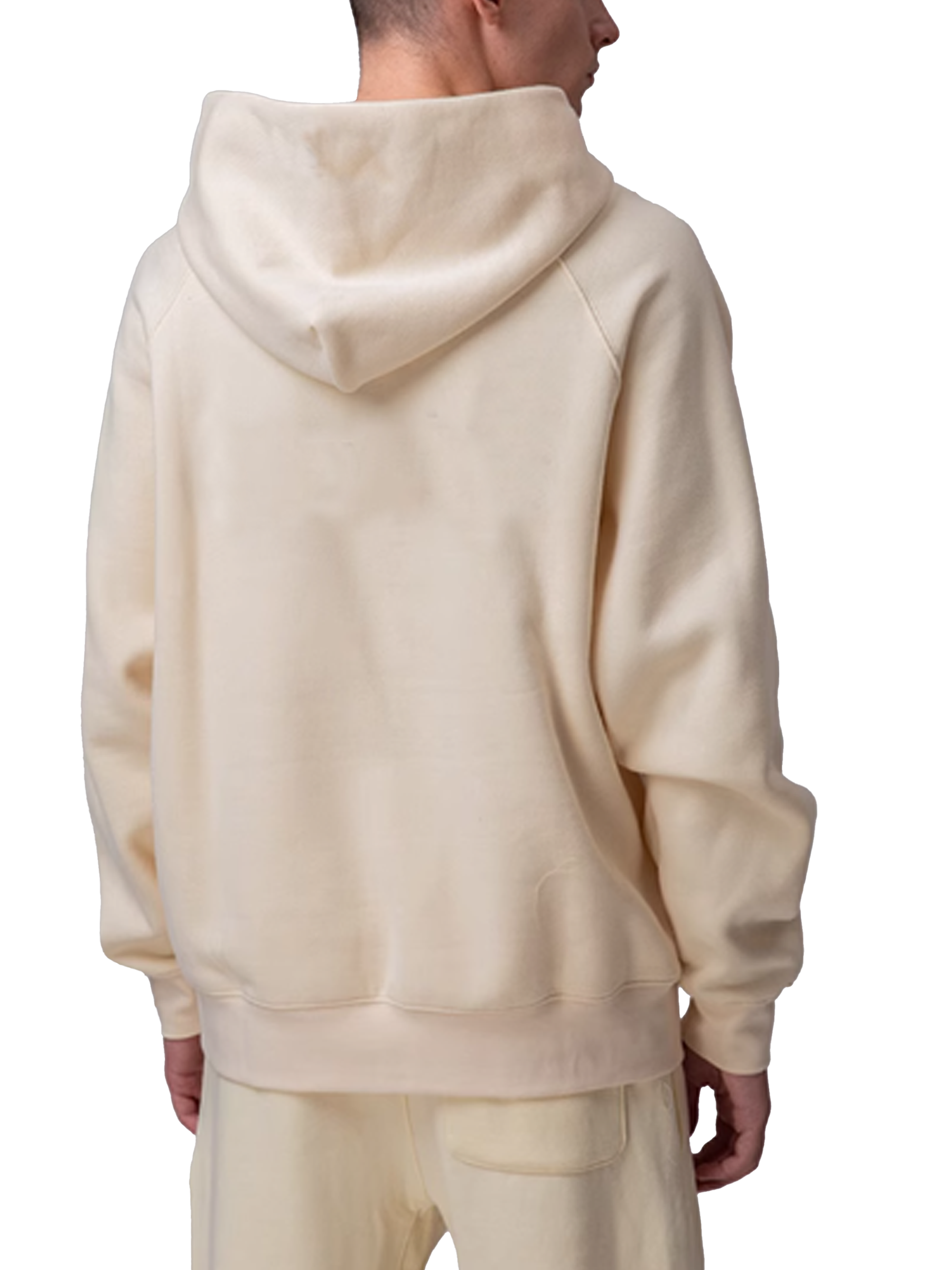 Model wearing VÉRON unisex Saint-Raphaël zip hoodie streetwear style 2