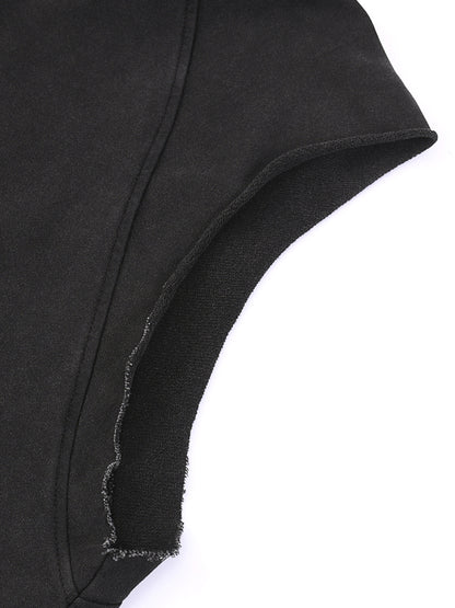 High-quality cotton sleeveless hoodie for men and women 4