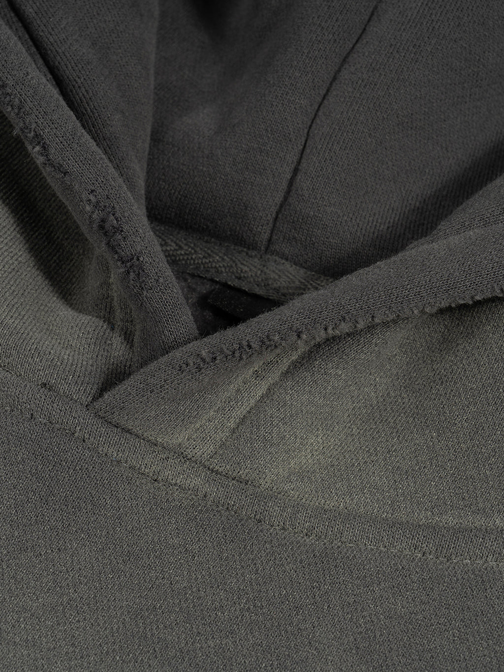 Close-up of dark gray fabric texture