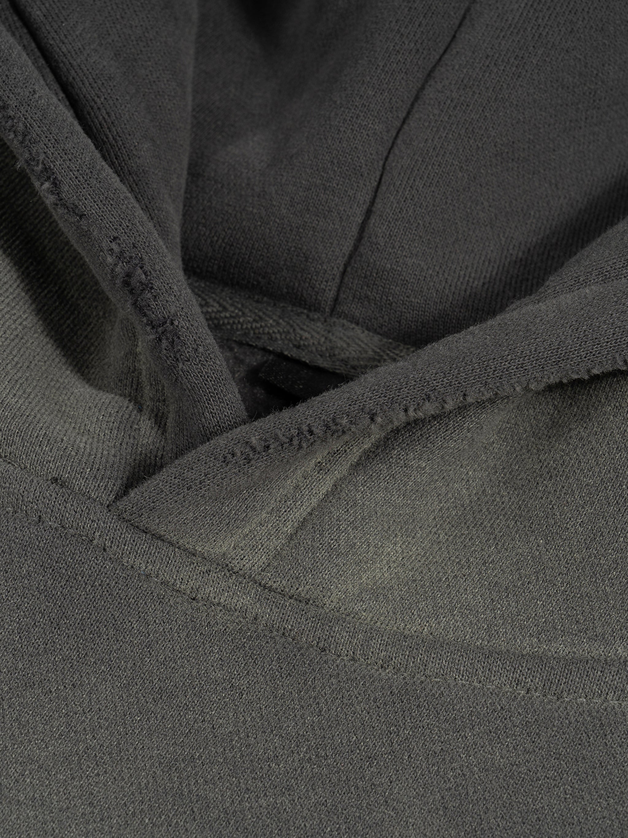 Close-up of dark gray fabric texture