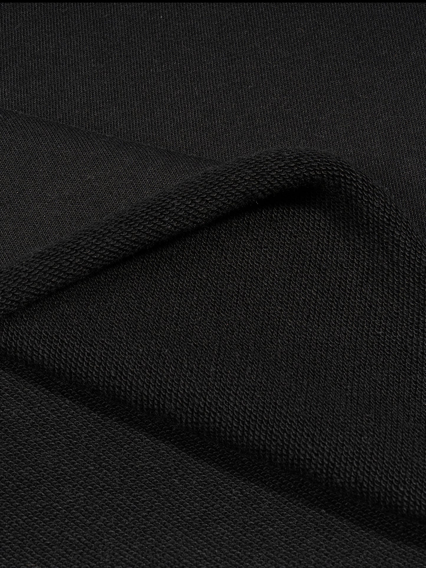 Close-up of black fabric texture