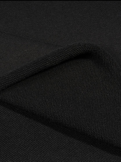 Close-up of black fabric texture