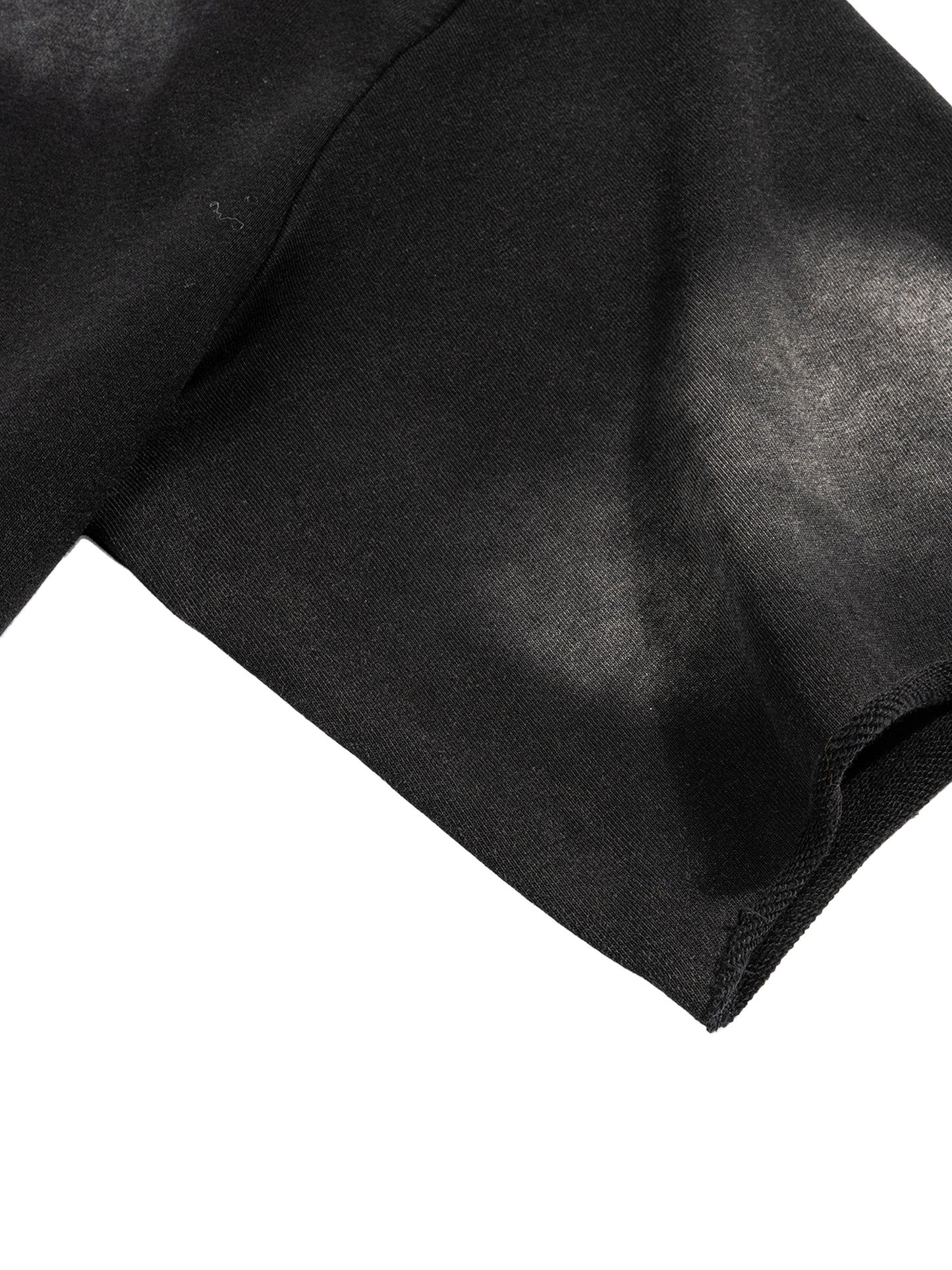 Luxury oversized black platinum T-shirt VÉRON 3